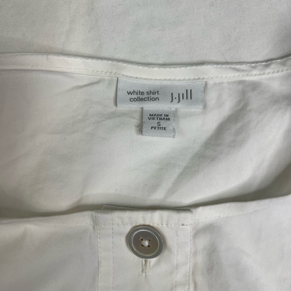 J Jill White shirt Summer Collection TankTop Size PS Round  Neck White  L020123 - Picture 3 of 6